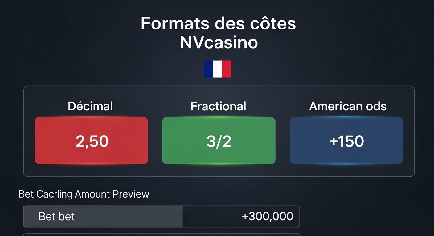 Formats de cotes sports betting
