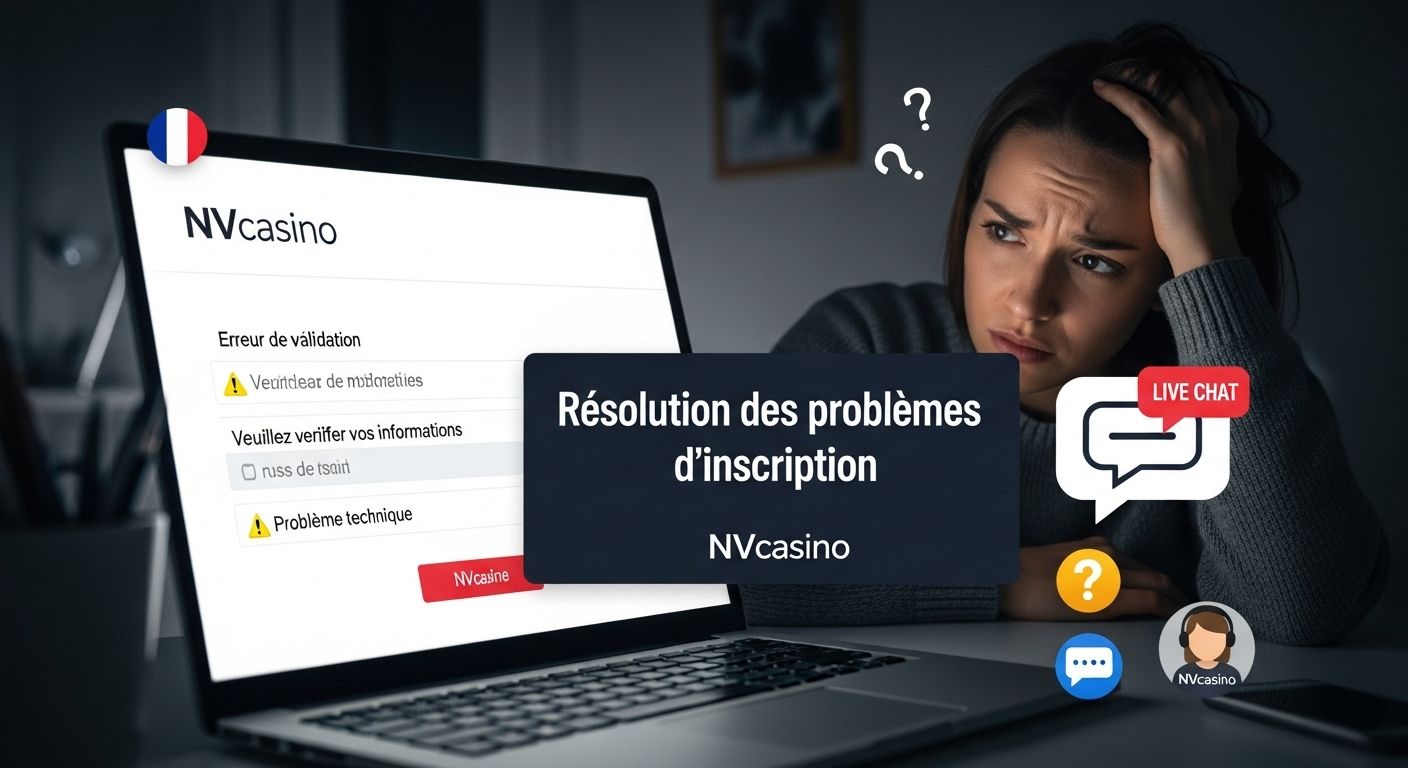 Dépannage des problèmes d'enregistrement casino account setup